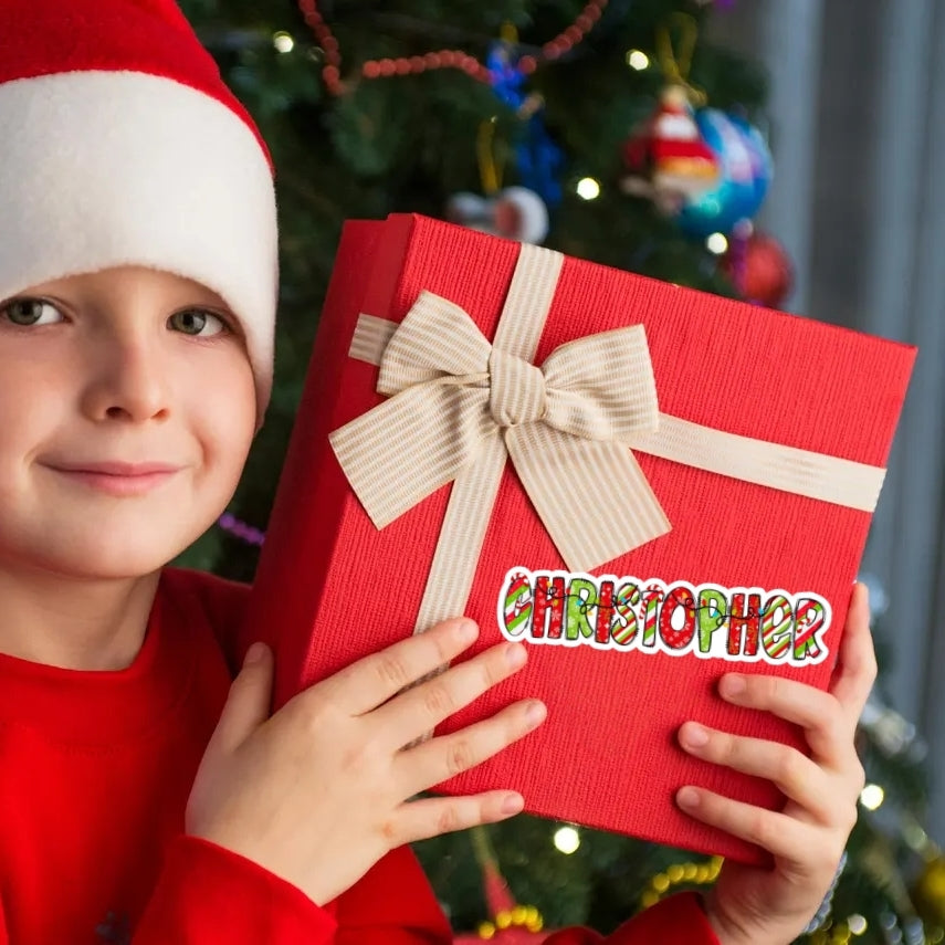 Personalized Christmas Gift Labels | Sweet & Twinkly Custom Name Stickers