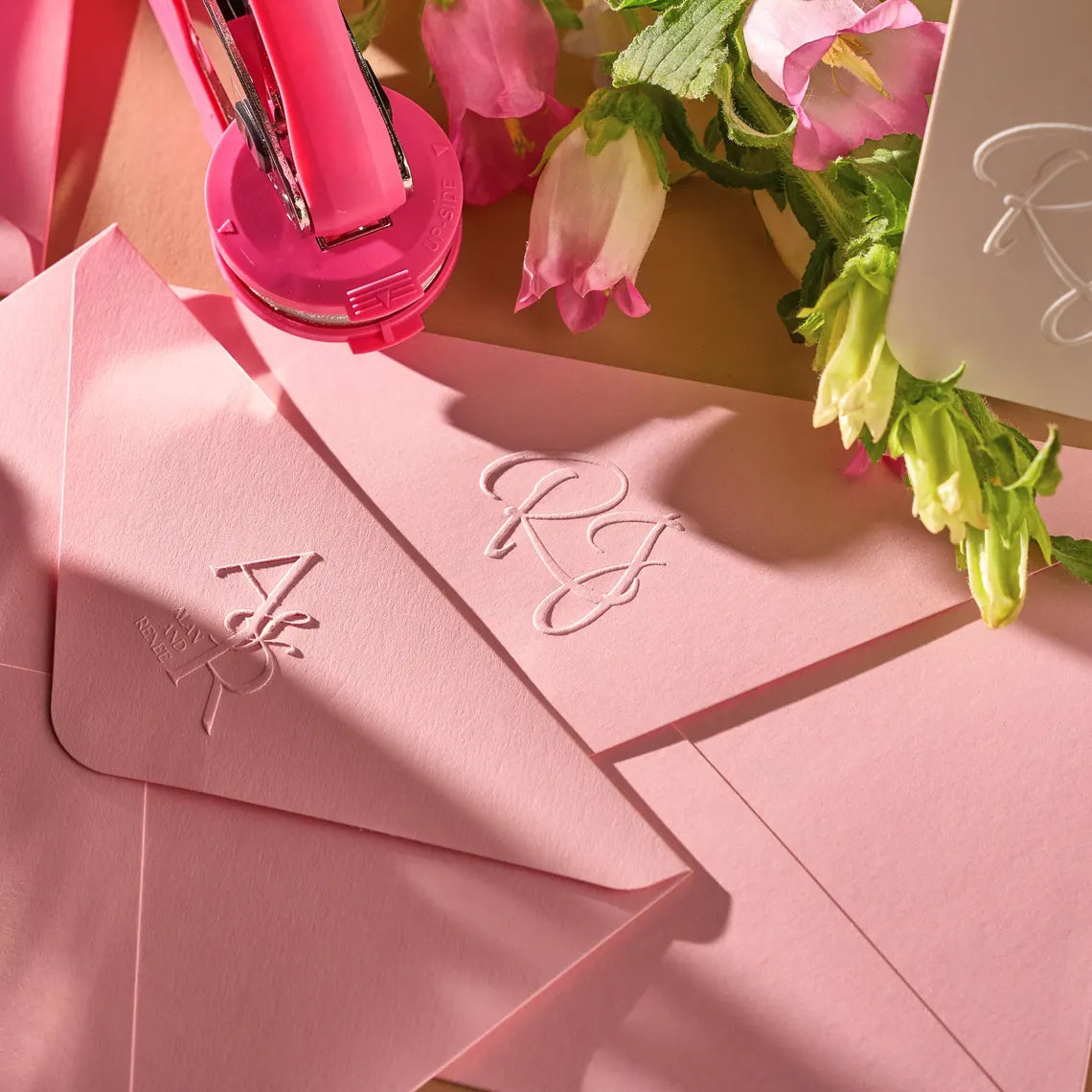 Wedding Invitation Embosser – Personalized Monogram Seal for Stationery