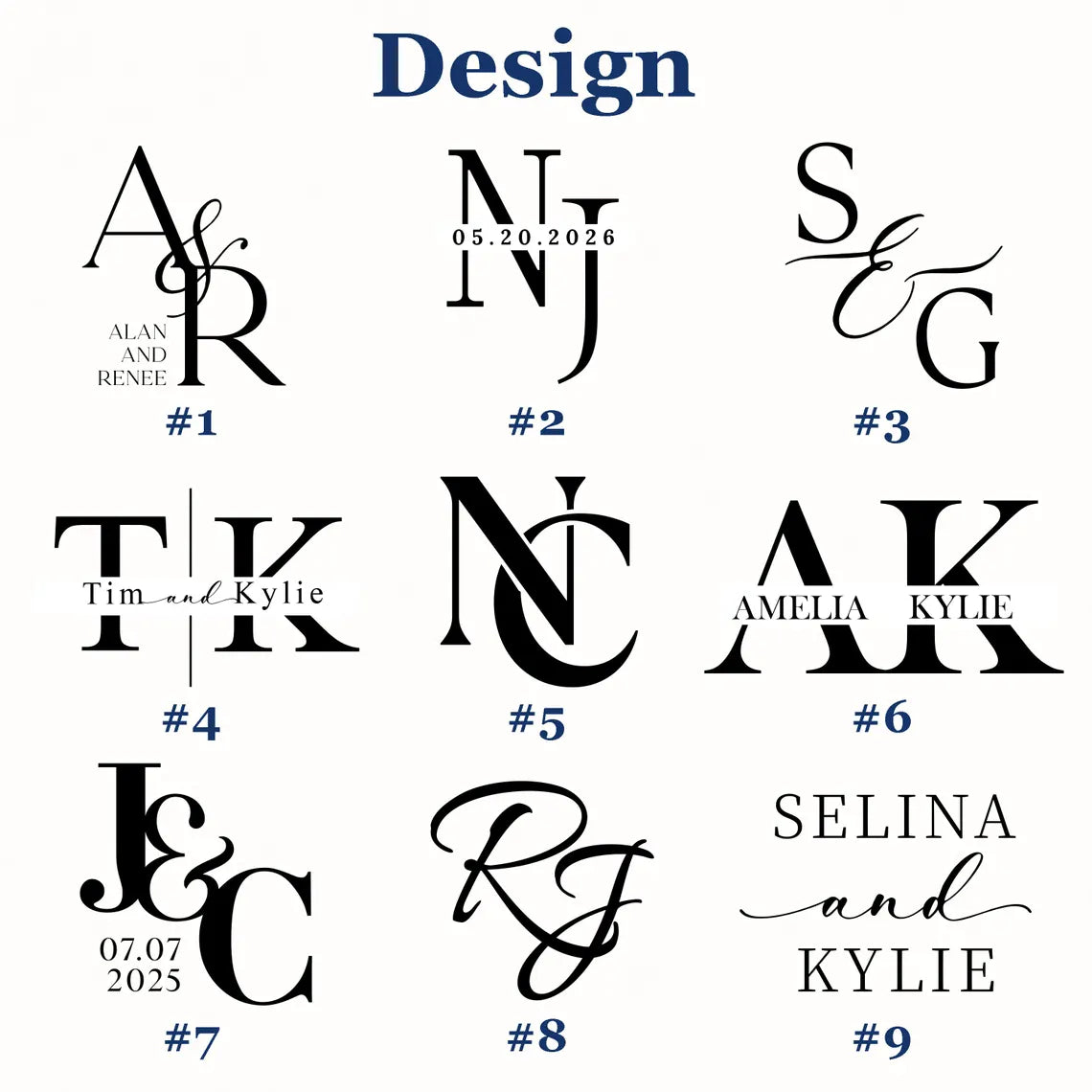 Wedding Invitation Embosser – Personalized Monogram Seal for Stationery