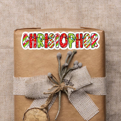 Personalized Christmas Gift Labels | Sweet & Twinkly Custom Name Stickers