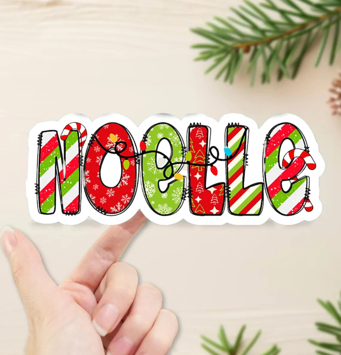 Personalized Christmas Gift Labels | Sweet & Twinkly Custom Name Stickers