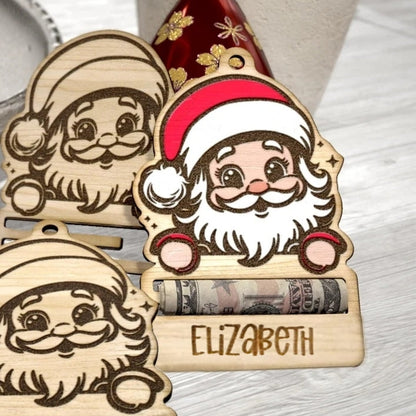 Personalized Christmas Money Holder | Reindeer, Santa & Elf