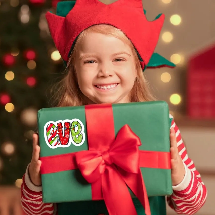 Personalized Christmas Gift Labels | Sweet & Twinkly Custom Name Stickers