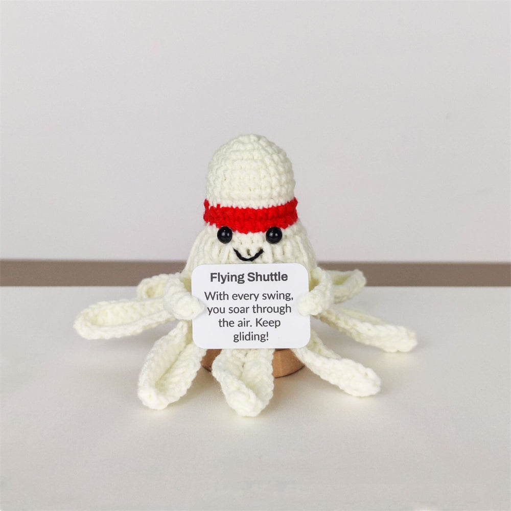 Gestrickte Sportbälle mit Aufmunterungskärtchen – Das perfekte Geschenk für Sportfans