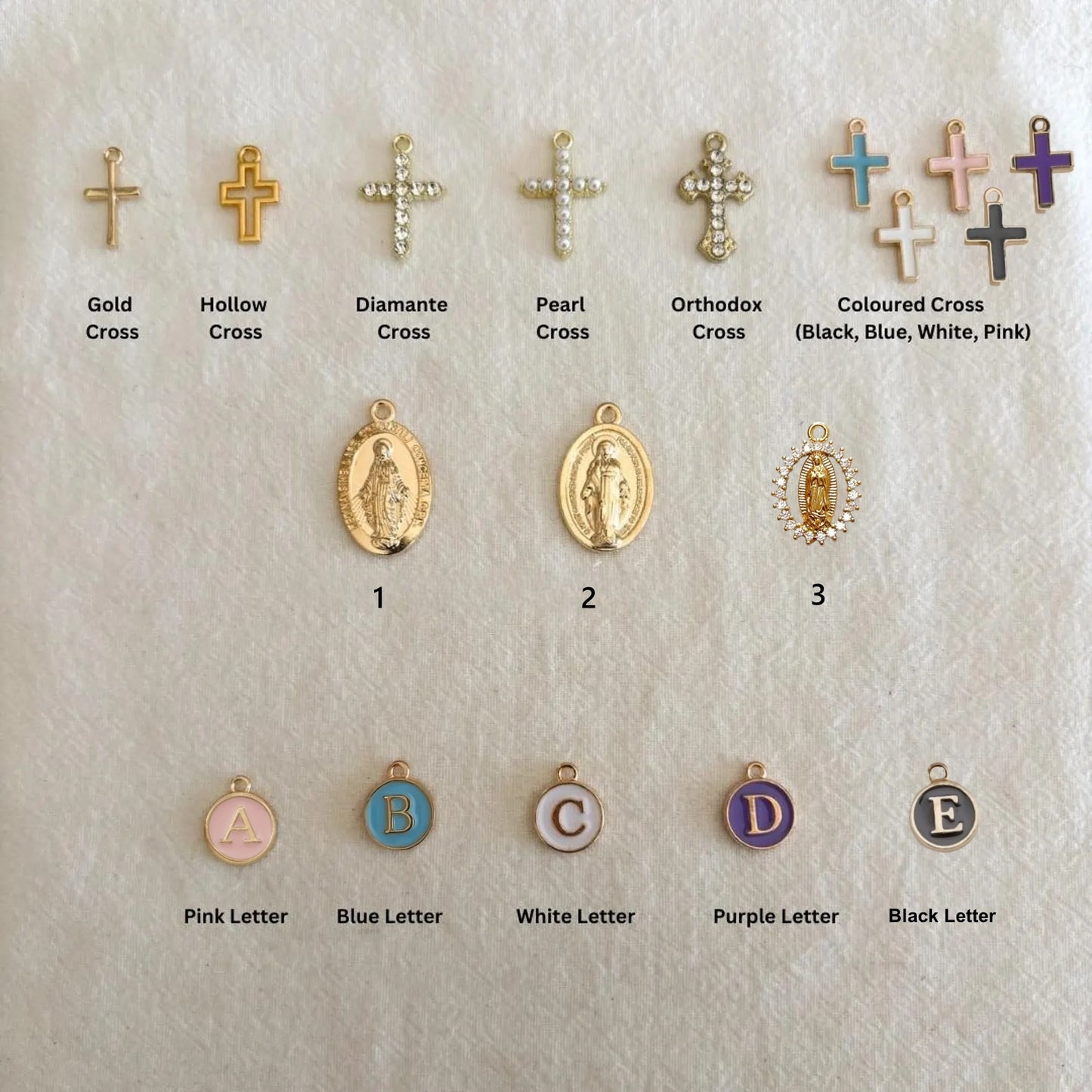 Faith & Blessings – Custom Protection Pin for Baptism or Christening