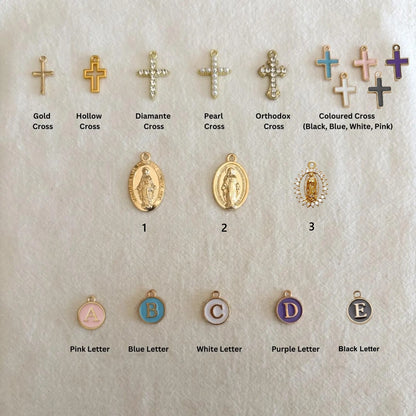 Faith & Blessings – Custom Protection Pin for Baptism or Christening