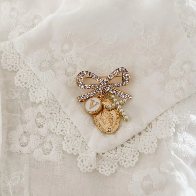 Faith & Blessings – Custom Protection Pin for Baptism or Christening