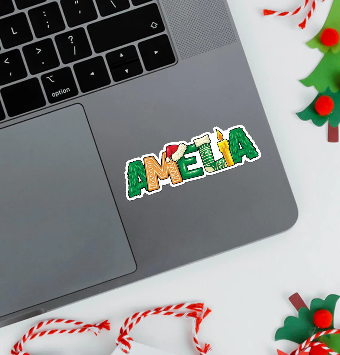 Personalized Christmas Gift Labels | Custom Name Stickers Set