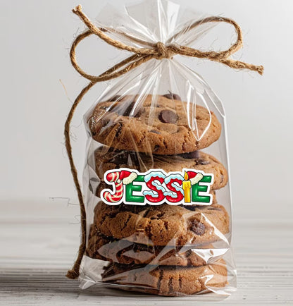 Personalized Christmas Gift Labels | Custom Name Stickers Set