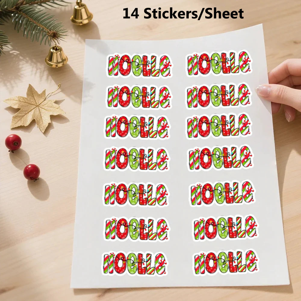 Personalized Christmas Gift Labels | Sweet & Twinkly Custom Name Stickers