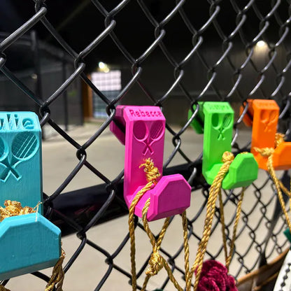 Custom 3D-Printed Bag Hook – Personalized Name, UV & Heat Resistant