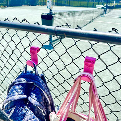 Custom 3D-Printed Bag Hook – Personalized Name, UV & Heat Resistant