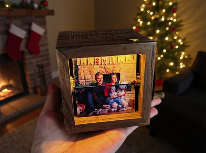 Personalized Photo Flipbook Animation Box – Custom Wooden Gift