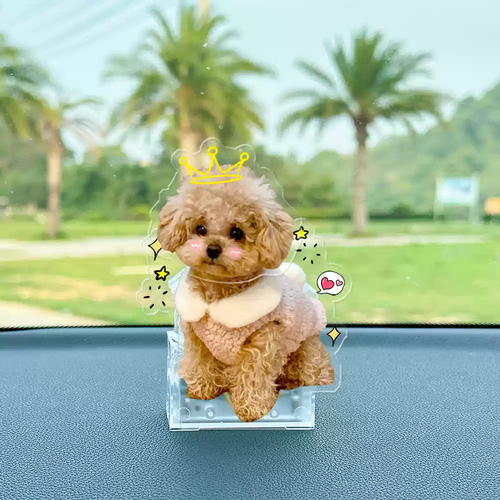 Personalized Pet Bobblehead – Solar & Battery Powered Perfect Gift for Pet Lovers