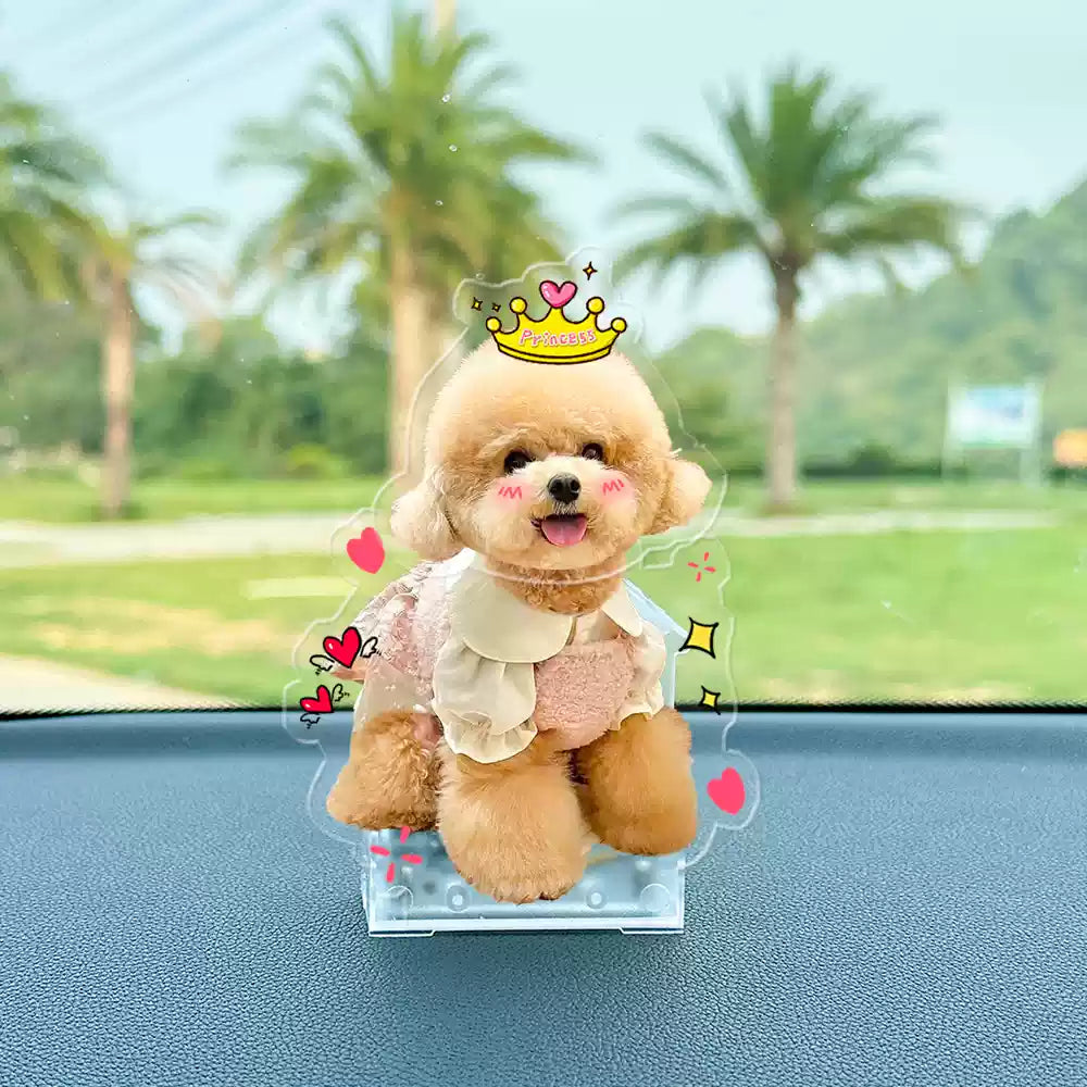 Personalized Pet Bobblehead – Solar & Battery Powered Perfect Gift for Pet Lovers