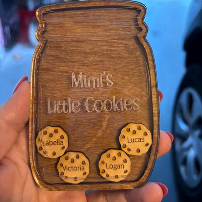 Personalized “Grandma’s Little Cookies” Magnet | Custom Grandkids Gift