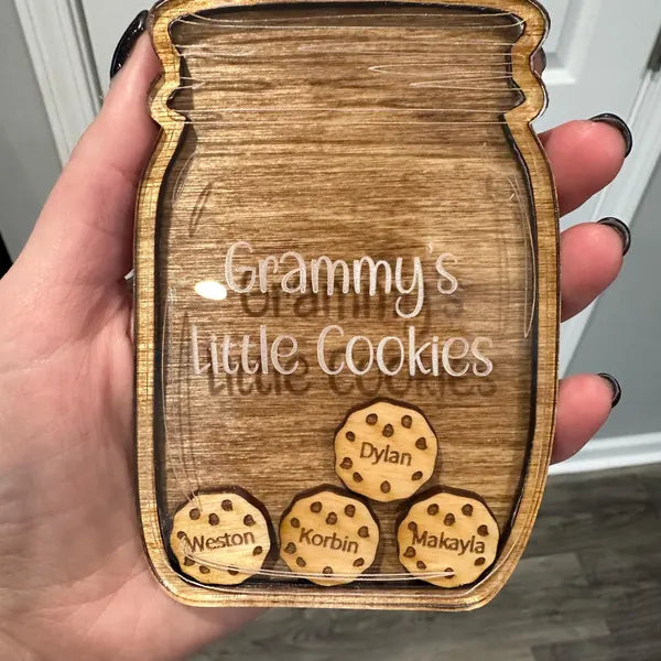 Personalized “Grandma’s Little Cookies” Magnet | Custom Grandkids Gift