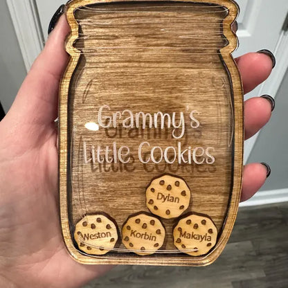 Personalized “Grandma’s Little Cookies” Magnet | Custom Grandkids Gift