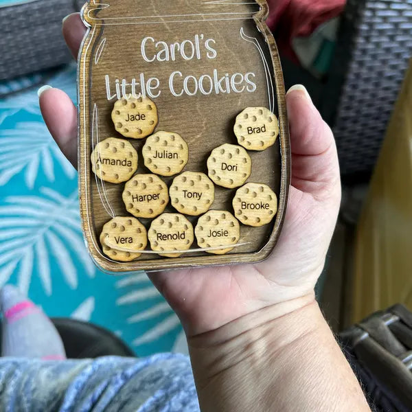 Personalized “Grandma’s Little Cookies” Magnet | Custom Grandkids Gift