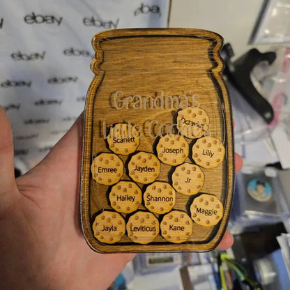 Personalized “Grandma’s Little Cookies” Magnet | Custom Grandkids Gift