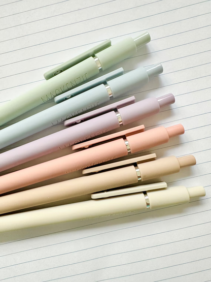 Personalized Motivational Gel Pens | Custom Quote 6-Pen Set