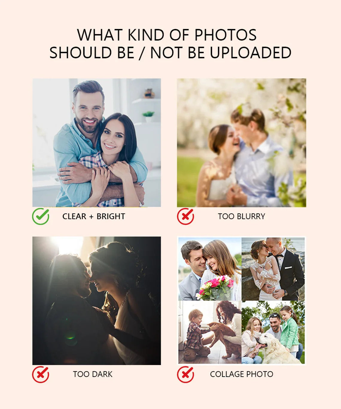 Personalized Christmas Snowflake Ornament – Custom Photo Bauble