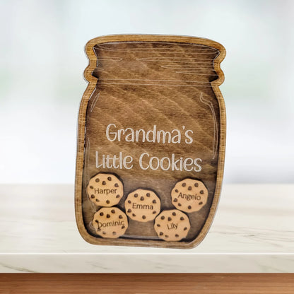 Personalized “Grandma’s Little Cookies” Magnet | Custom Grandkids Gift