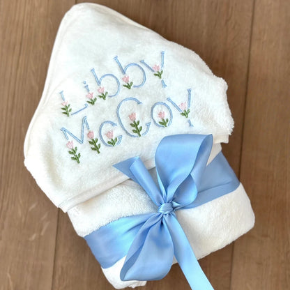 Custom Embroidered Hooded Baby & Toddler Towel – 100% Cotton