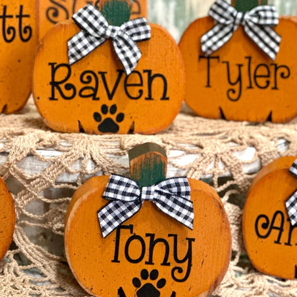 Personalized Wooden Pumpkins – Build Your Pumpkin Patch
