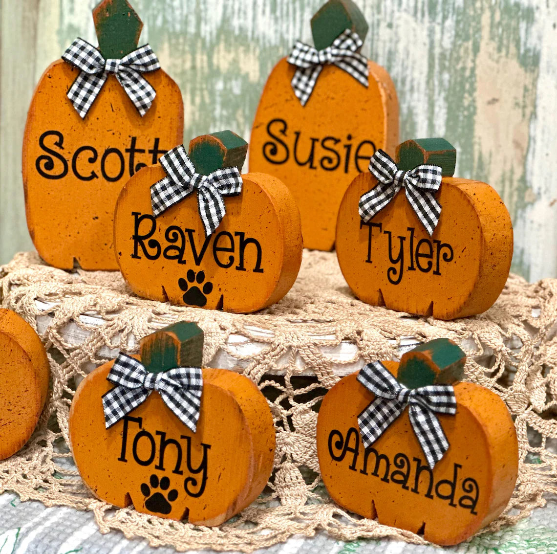 Personalized Wooden Pumpkins – Build Your Pumpkin Patch