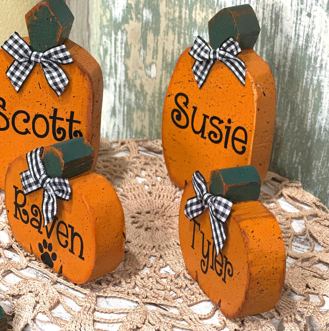 Personalized Wooden Pumpkins – Build Your Pumpkin Patch
