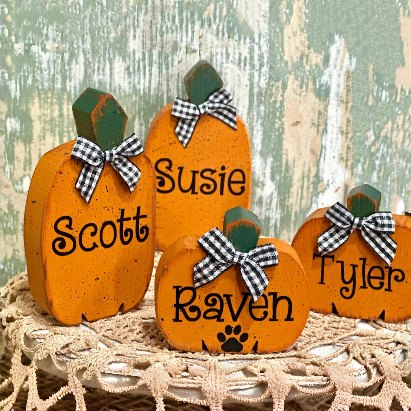 Personalized Wooden Pumpkins – Build Your Pumpkin Patch