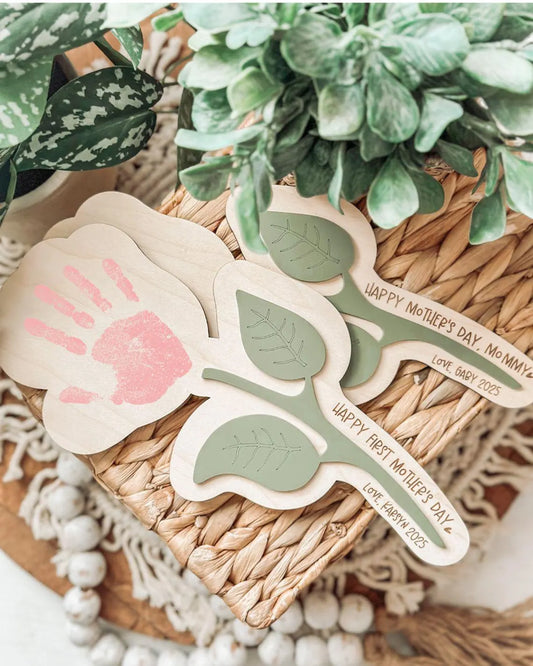 First Mother’s Day Handprint Gift | Personalized Keepsake Magnet