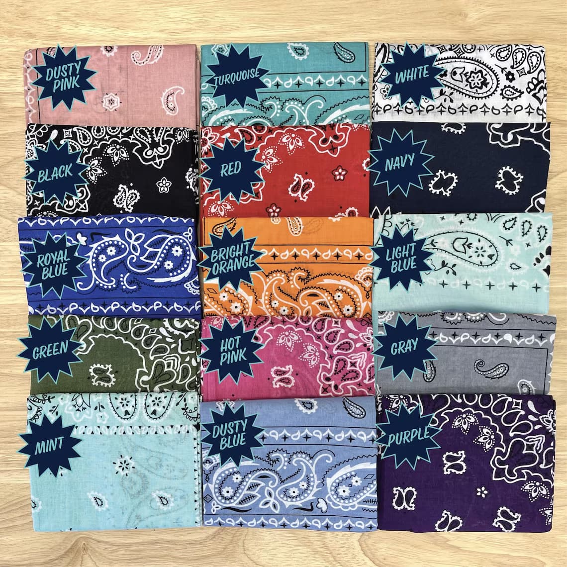 Personalized Dog Bandana with Name | Custom Chainstitch Embroidery