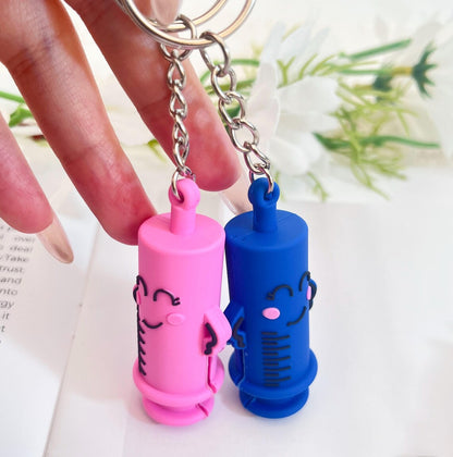 Personalized Syringe Ampoule Opener Keychain | Nurse Gift Medical Charm