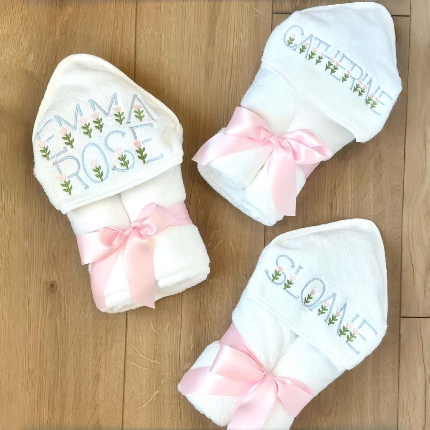Custom Embroidered Hooded Baby & Toddler Towel – 100% Cotton