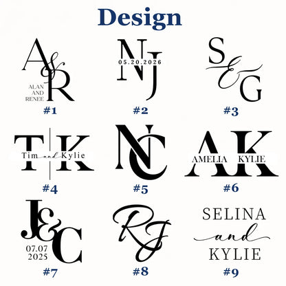 Wedding Invitation Embosser – Personalized Monogram Seal for Stationery