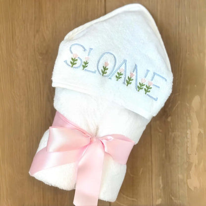 Custom Embroidered Hooded Baby & Toddler Towel – 100% Cotton
