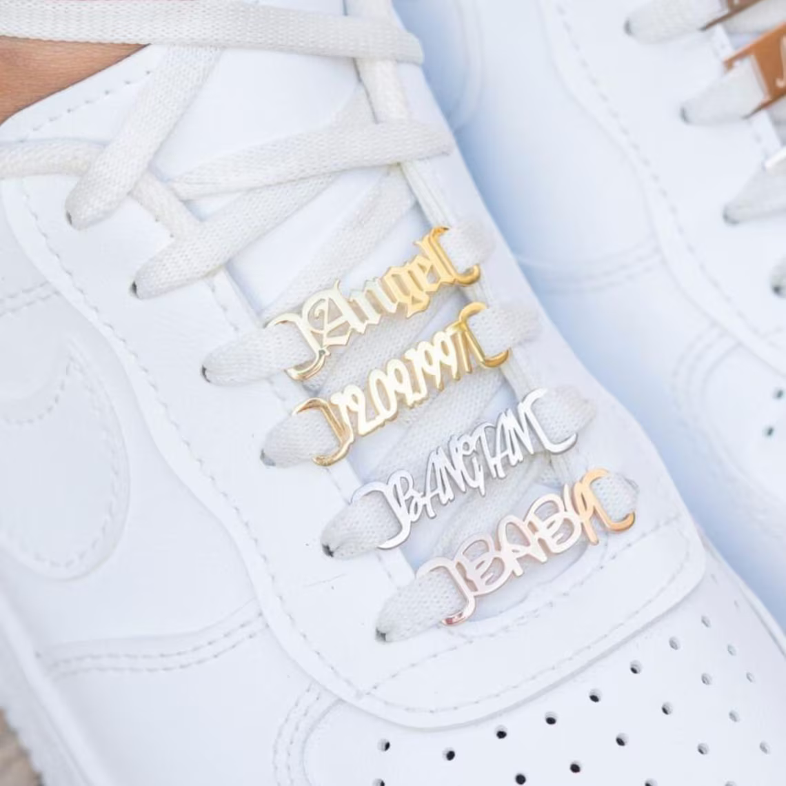 Custom Sneaker Lace Charm | Personalized Shoelace Name Tag