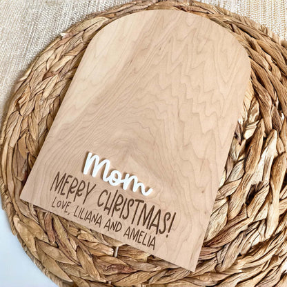 Personalized Handprint Sign | Christmas Gift for Grandparents & Loved Ones