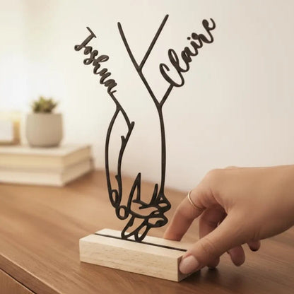 Acrylic Hands Together – Personalized Wedding & Anniversary Gift