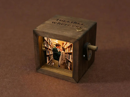 Personalized Photo Flipbook Animation Box – Custom Wooden Gift