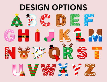 Personalized Christmas Name Labels | Custom Gift Stickers