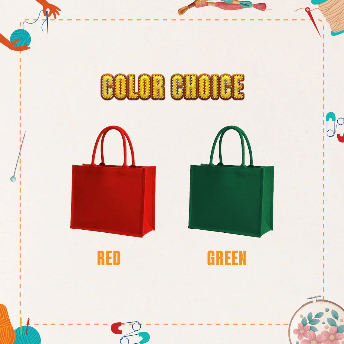 Personalized Christmas Bags | Custom Embroidered Christmas Gift Tote