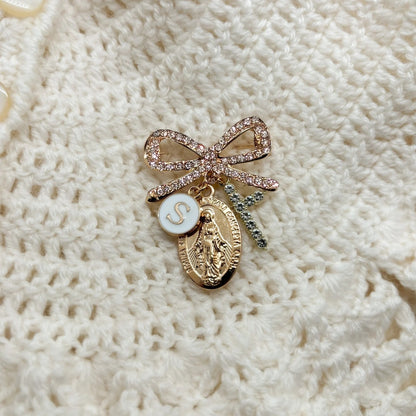 Faith & Blessings – Custom Protection Pin for Baptism or Christening
