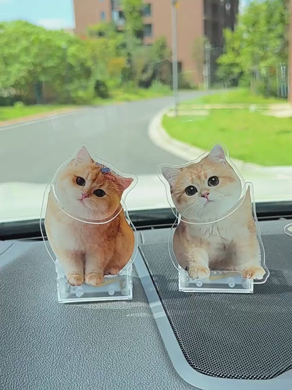 Personalized Pet Bobblehead – Solar & Battery Powered Perfect Gift for Pet Lovers