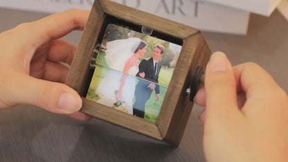 Personalized Photo Flipbook Animation Box – Custom Wooden Gift