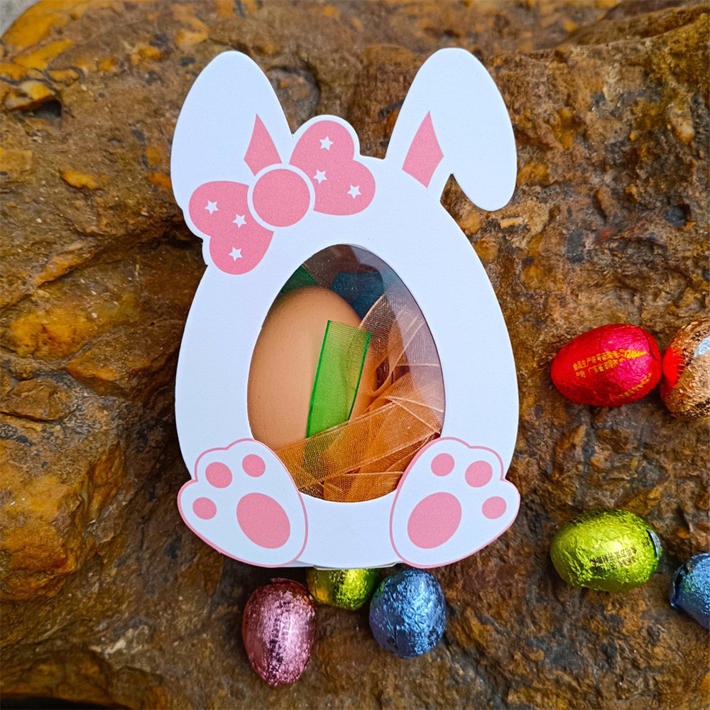 Set of 10 Paper Easter Gift Boxes – Creative Storage for Sweets & Treats