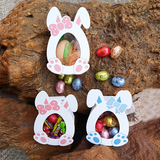 10er Set Oster-Geschenkboxen aus Papier – Kreative Aufbewahrung für Süßigkeiten &amp; Leckereien